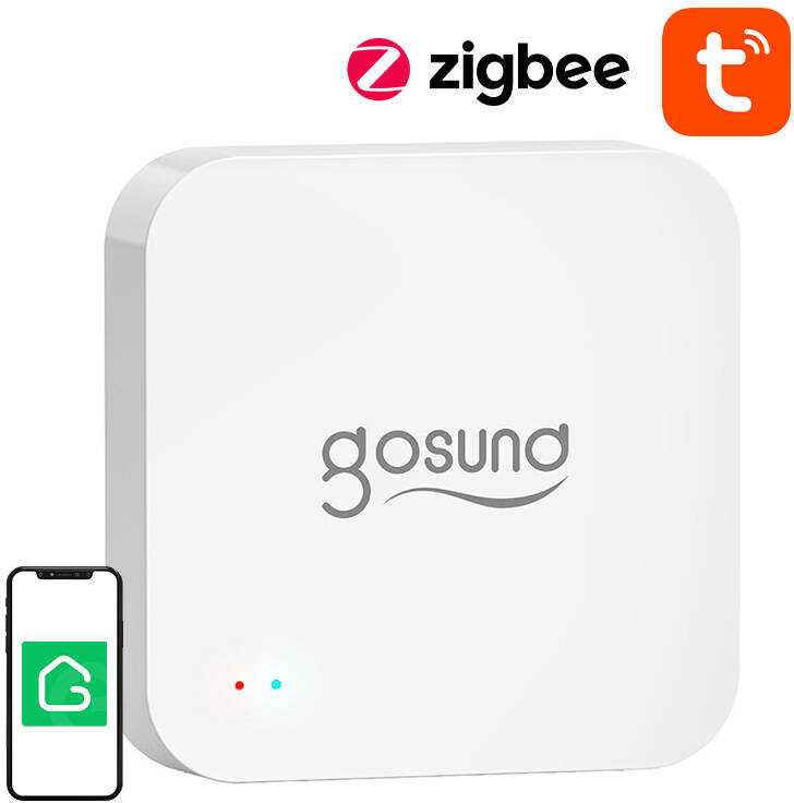 „Gosund Smart Zigbee“ / „WiFi“ / „BLE Gateway ST21 Tuya“.