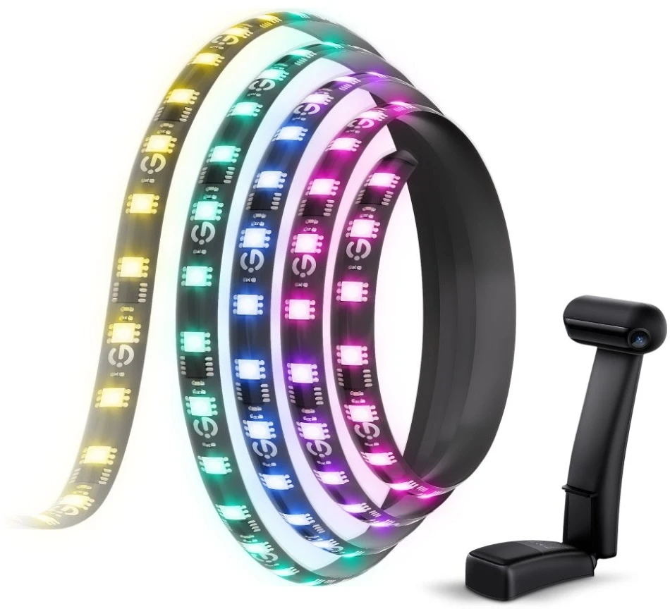 Govee H605C Envisual TV foninis apšvietimas T2 | LED juostelė | televizoriui 55-65 colių, RGBIC, Wi-Fi+Bluetooth