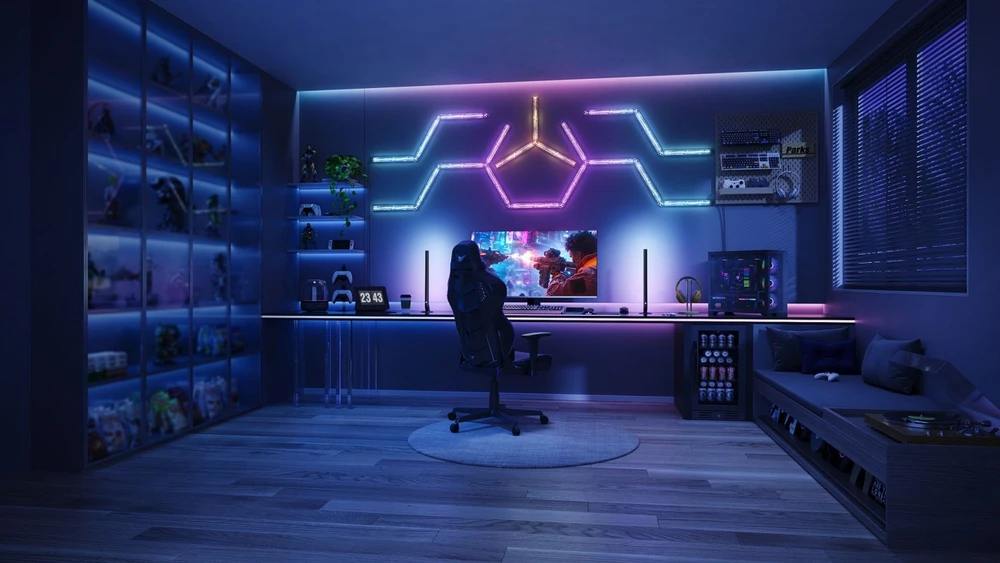 Govee H6063 žaidimų sieninis šviestuvas | Oświetlenie LED | RGBIC, 2,4 GHz Wi-Fi + Bluetooth