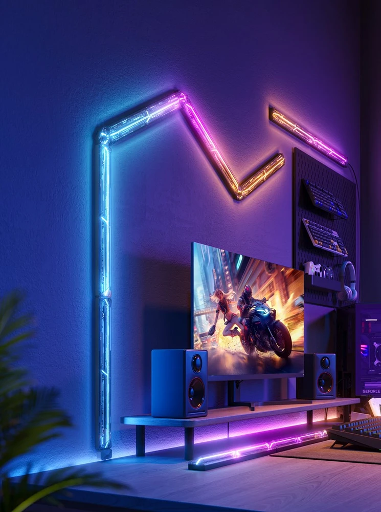 Govee H6063 žaidimų sieninis šviestuvas | Oświetlenie LED | RGBIC, 2,4 GHz Wi-Fi + Bluetooth