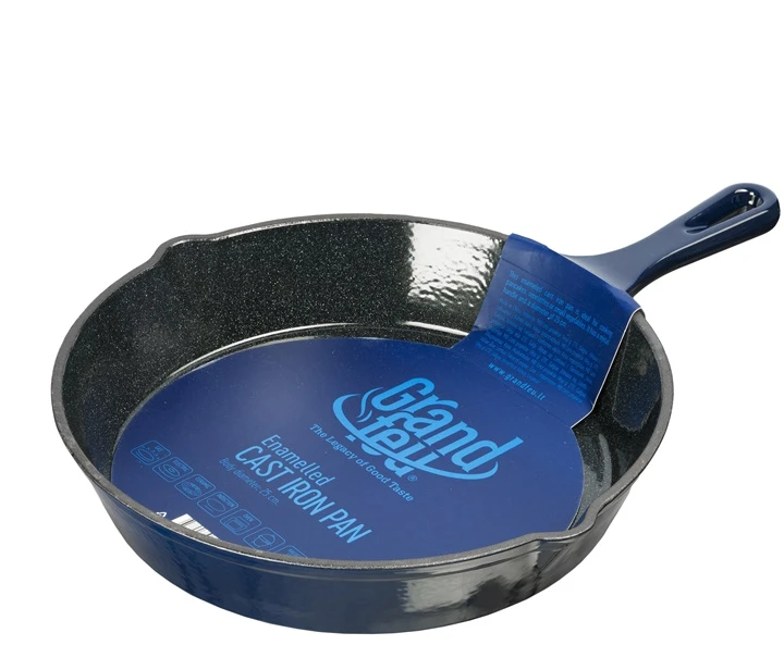 Grand_Feu Ketaus keptuvė 25.5cm mėlyna