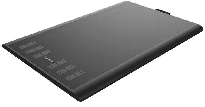 HUION H1060P grafinis planšetinis kompiuteris 5080 Lpi 250 x 160 mm USB Juodas