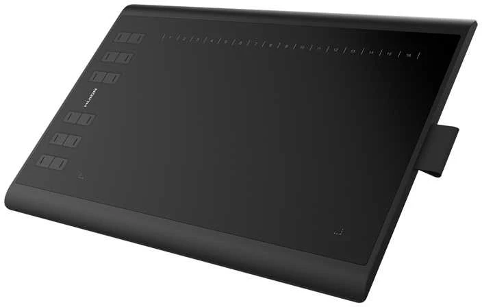 HUION H1060P grafinis planšetinis kompiuteris 5080 Lpi 250 x 160 mm USB Juodas