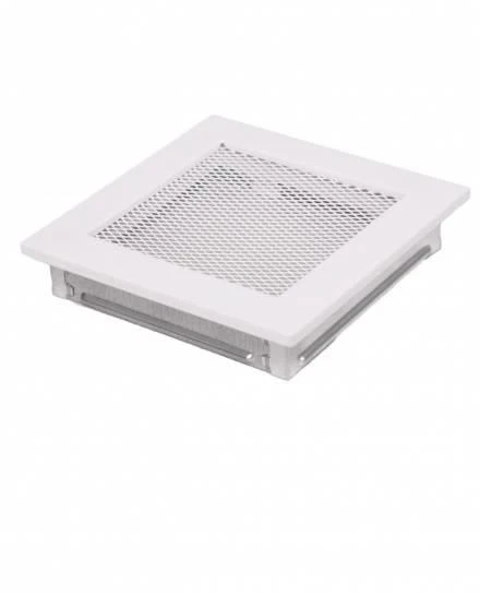 Grotelės židiniui HEARTH, baltos, 170 x 170 mm