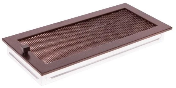 Grotelės židiniui HEARTH, vario spalvos, 170 x 370 mm
