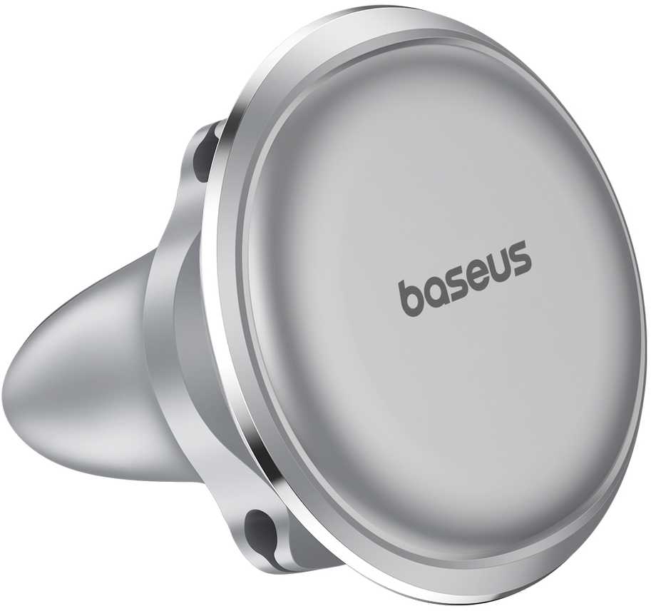 Baseus Magnetic Air Vent magnetinis automobilio grotelių laikiklis (sidabrinis)