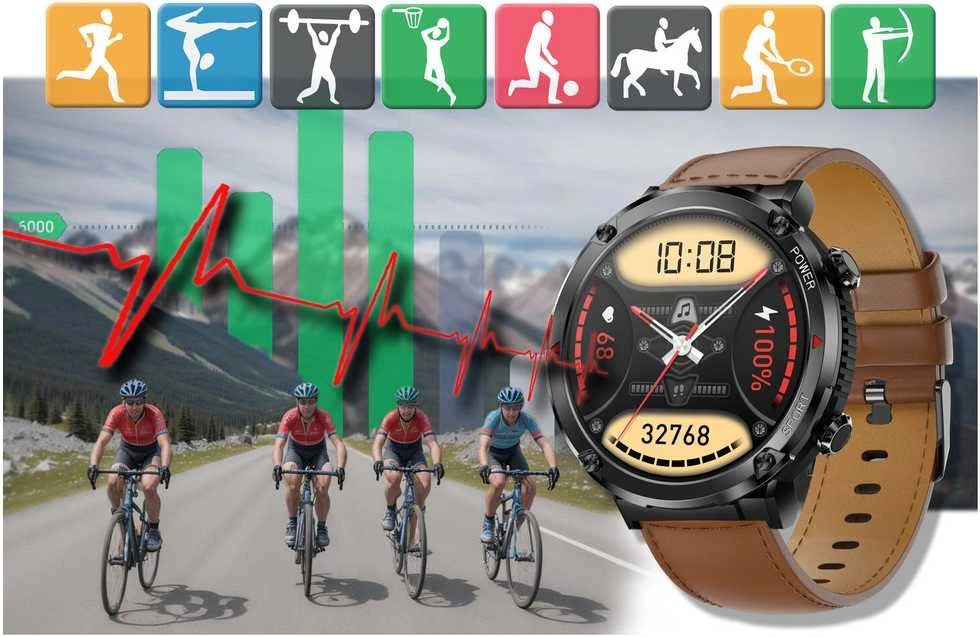 GRAVITY GT21-4 MEN S Išmanusis laikrodis - BLUETOOTH CALL, ADJUSTABLE BELT (sg025d)