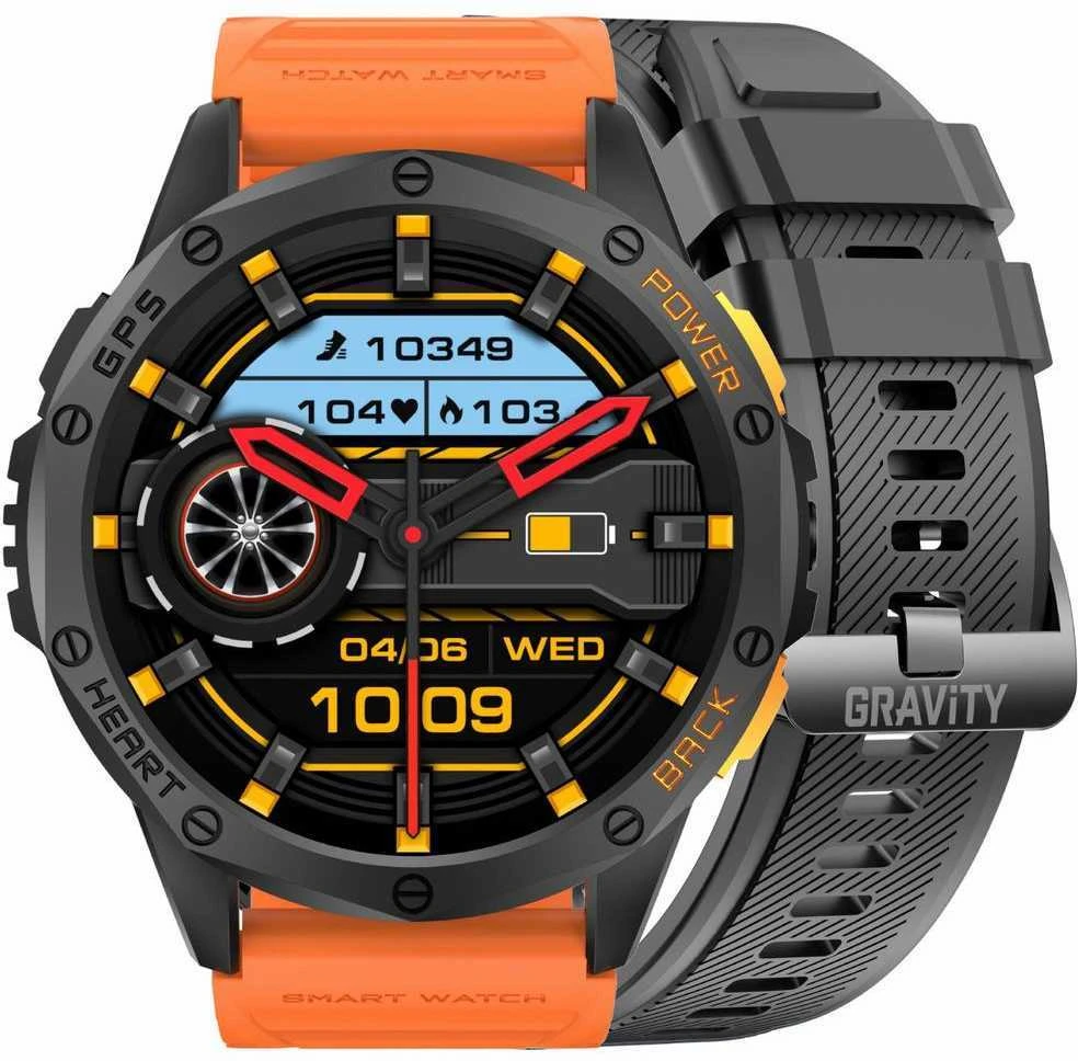 GRAVITY GT24-3 MEN'S Išmanusis laikrodis - TIMER, ADDITIONAL PASSAGE (sg033c)