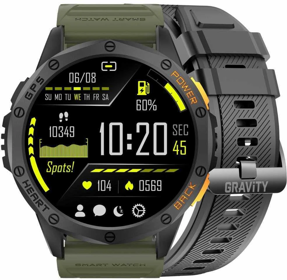 GRAVITY GT24-5 MEN'S Išmanusis laikrodis - TIMER, ADDITIONAL PASSAGE (sg033e)