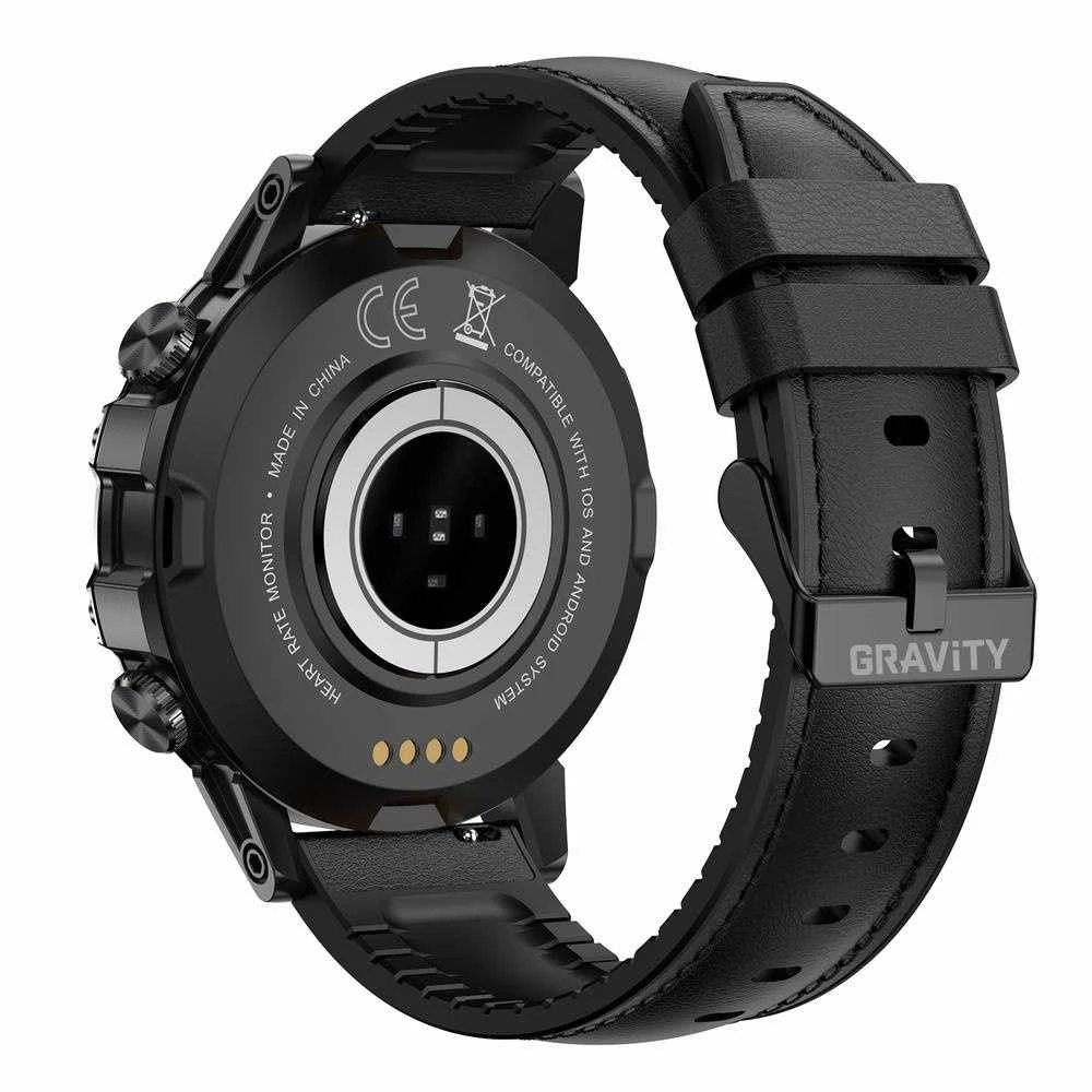 Išmanusis laikrodis Gravity GT9-5, Juodos spalvos