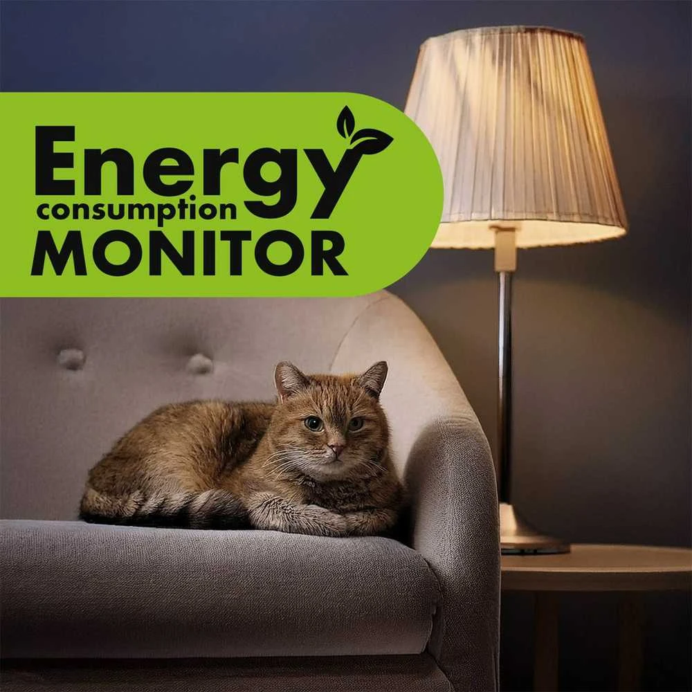 GreenBlue energijos skaitiklis, vatmetras, 16A, maks. 3680W, papildoma atmintis, GB615 E
