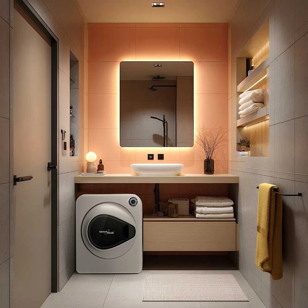 Elektrinė nešiojama skalbinių džiovyklė GreenBlue GB405, 830 W, 3 kg talpa