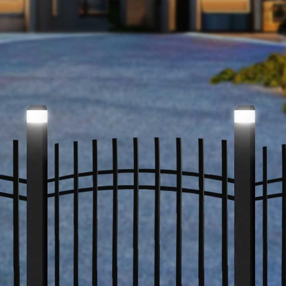 „GreenBlue“ saulės energija varomas LED stulpas, 60x40 mm, voko formos gaubtas, 3200 K, GB125 WW