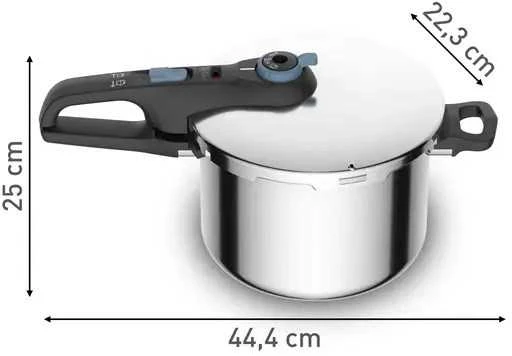 Tefal Secure Trendy P2580701 6 l sidabrinė