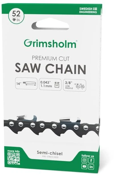 Grimsholm Grandininių pjūklų grandinė 805, 3/8″