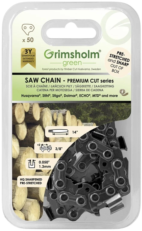 Grimsholm Grandininių pjūklų grandinė CUT50, 3/8″, 50