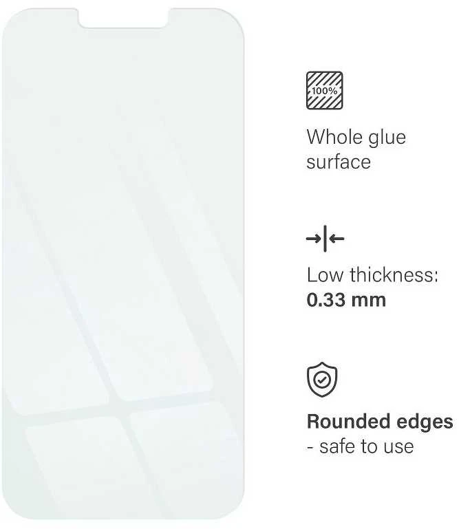 BlueStar Blue Star Grūdintas stiklas iPhone 13 / 13 PRO / 14 / 16e / 17e (SE 4 2025) mėlynos žvaigždės spalvos