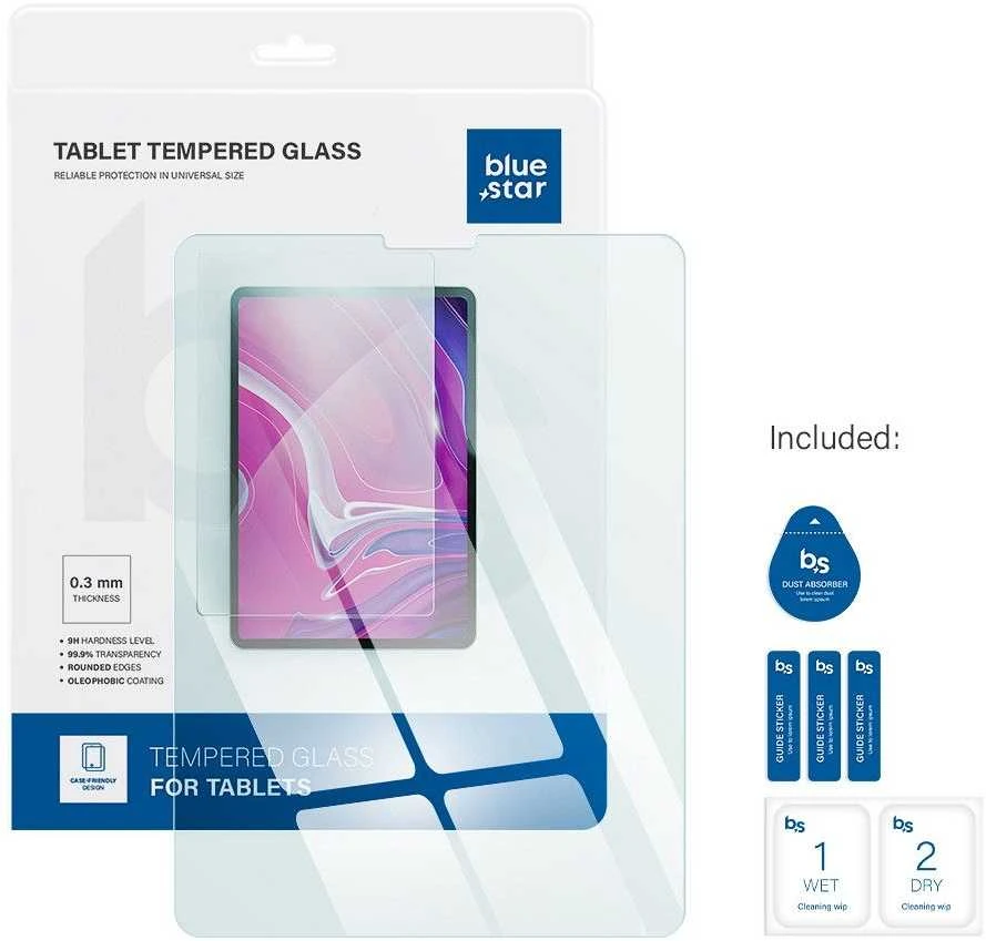 BlueStar Blue Star Grūdintas stiklas iPad 10 Gen 10.9" (2022) mėlynai žvaigždinis
