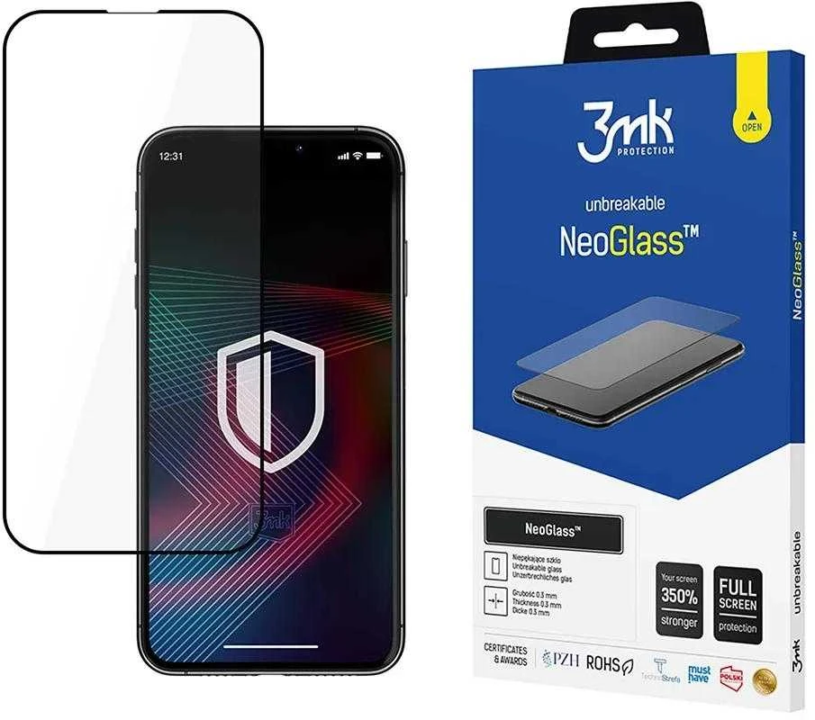 Apsauginis stiklas Apple iPhone 14 Pro Max 8H iš 3mk NeoGlass serijos