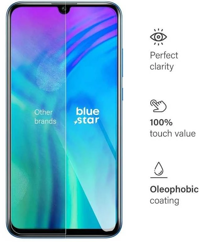 BlueStar Grūdintas stiklas Huawei Honor 20 LITE telefonui Blue Star