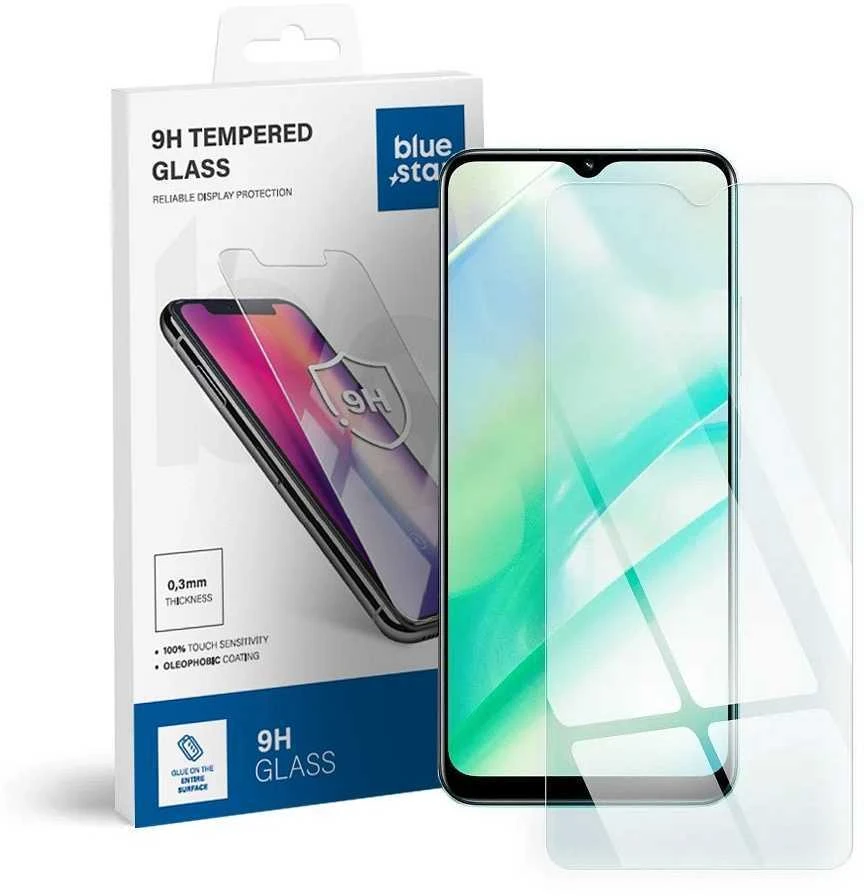 Grūdintas stiklas, skirtas „Realme C33 Blue Star“