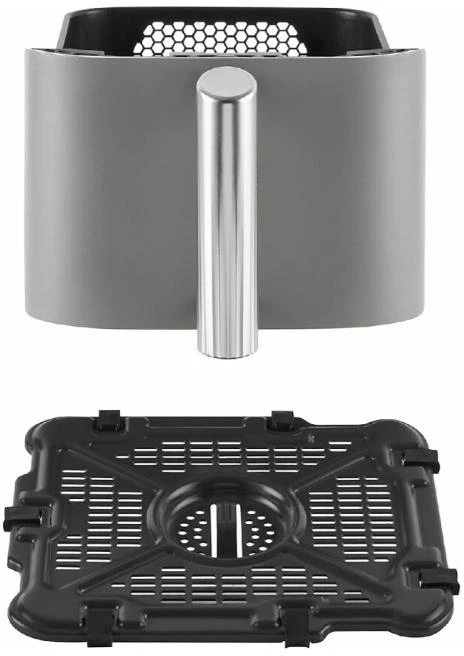 Karšto oro gruzdintuvė Ninja Double Stack XL, 2 lygių, 9,5 l, SL400EU, Tamsiai pilka
