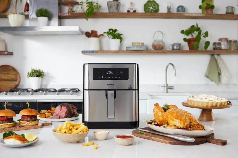 Gruzdintuvė Breville VDF131X Oro keptuvė be aliejaus