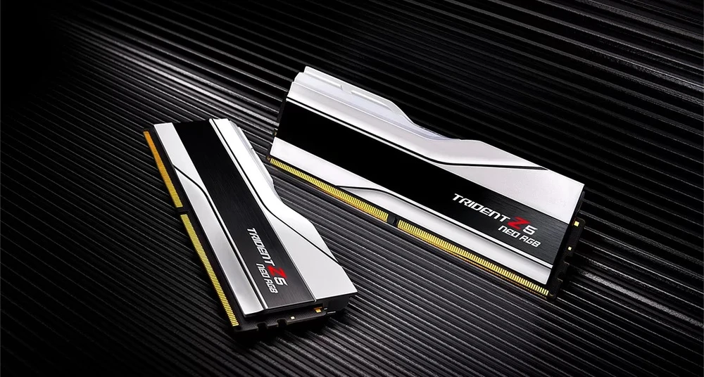 RAM G.Skill Trident Z5 Neo RGB F5-6000J2836G16GX2-TZ5NR atminties modulis 32 GB 2 x 16 GB DDR5 6000 MT/s 288 kontaktų DIMM