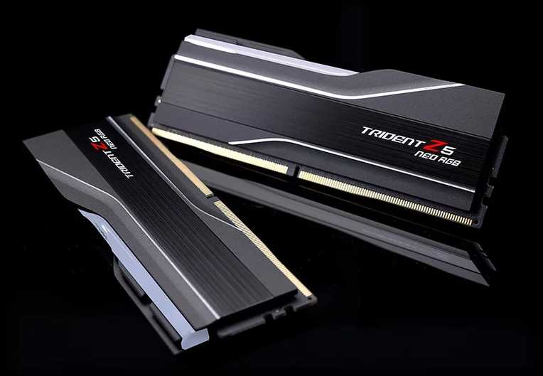 RAM G.Skill Trident Z5 Neo RGB F5-6000J3244G64GX2-TZ5NR atminties modulis 128 GB 2 x 64 GB DDR5 6000 MT/s