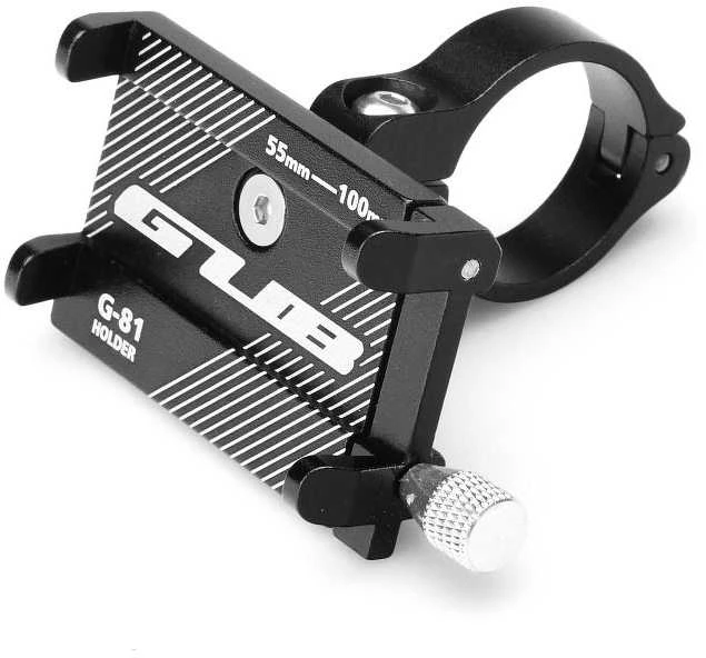 GUB bike holder for mobile phone G81 Aliuminio juodas