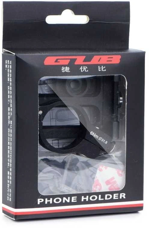 GUB bike holder for mobile phone G84 ABS juodas