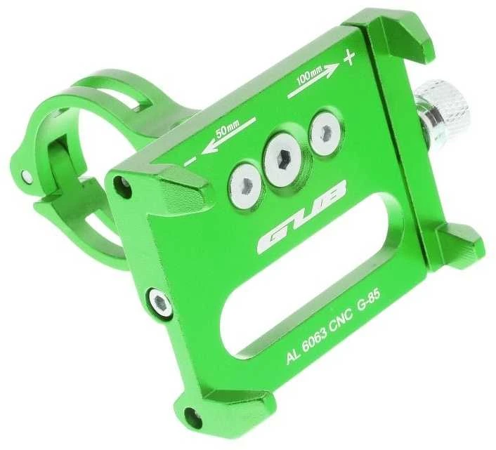 Forcell GUB bike holder for mobile phone G85 Aliuminio žalias