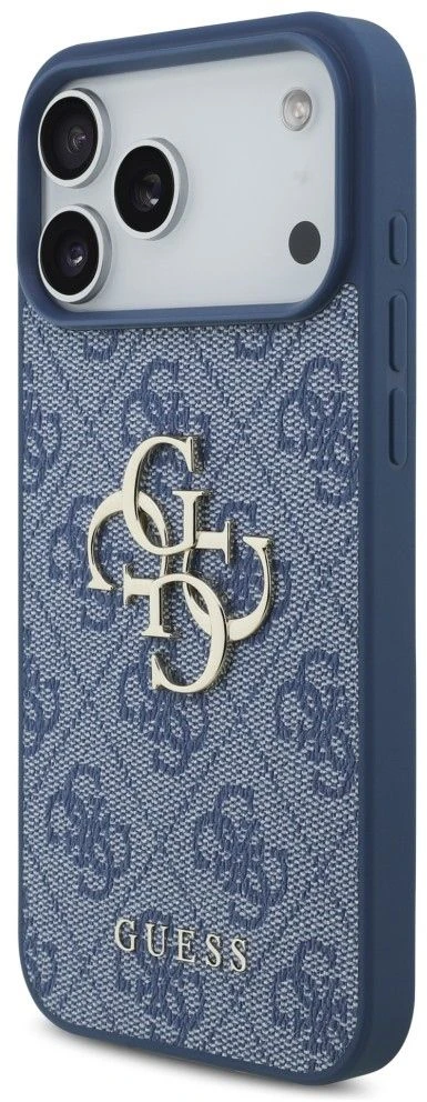 Dėklas GUESS case for IPHONE 18 Pro Max/17 Pro Max (4G Big Logo) mėlynas