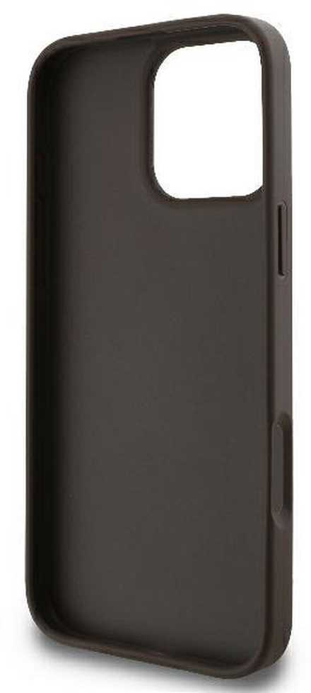 Guess 4G Big Logo Apple iPhone 16 Pro Max – dėklas telefonui rudos spalvos