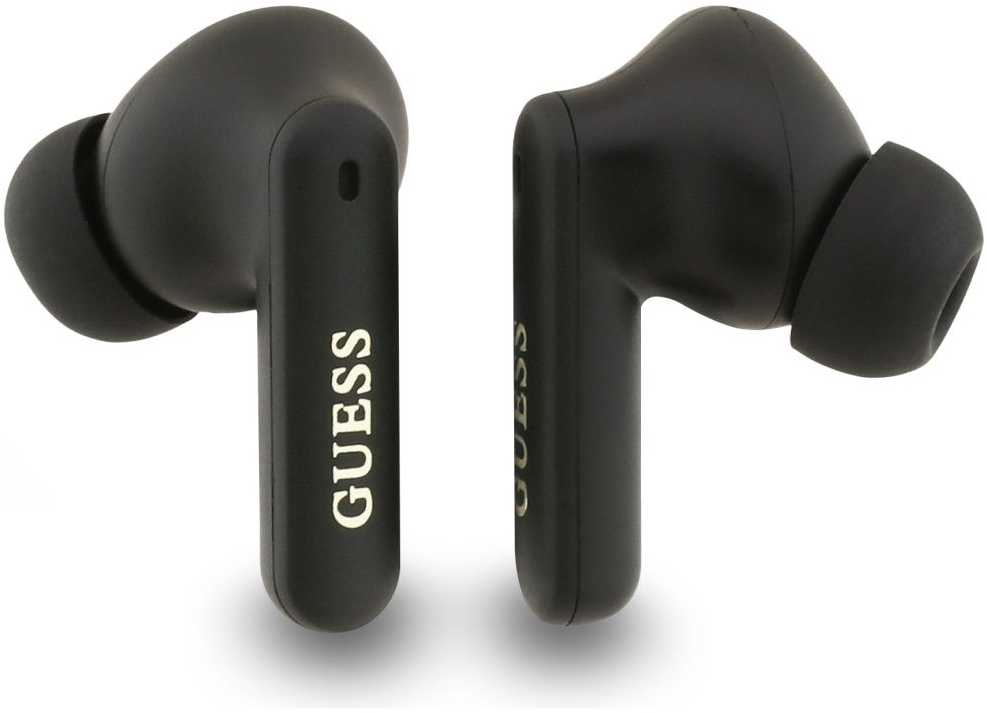 Guess PU 4G Metal Logo ENC TWS belaidės ausinės mėlynos spalvos