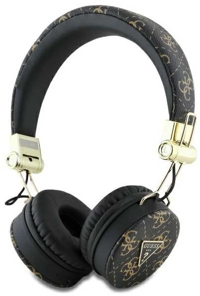 Guess Bluetooth Ausinės ENC GUBH70E4PTMK juodos spalvos 4G Triangle Round Shape