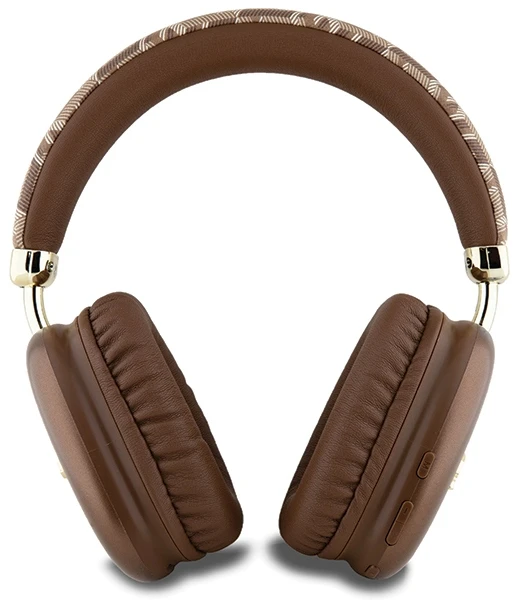 Guess Bluetooth on-ear ausinės GUBHK1GCTCSW ruda Gcube Metallic Script Logo