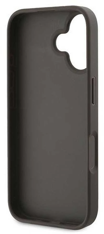 Guess GUHCP16MG4GLBR Apple iPhone 16 Plus 6.7″ rudos spalvos kietas dėklas 4G Bottom Stripe