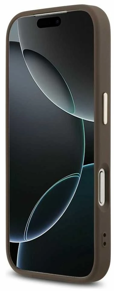 „Guess 4G Big 4G Classic“ logotipo dėklas, skirtas „iPhone Air“ – juodas ir auksinis