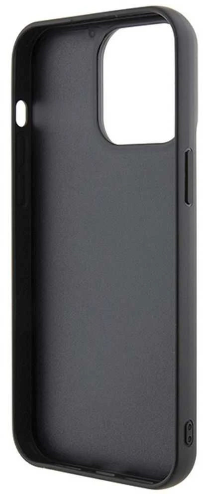 Dėklas GUESS GUHCP15XPMSDGSK IPHONE 15 PRO MAX 6.7 "Juodas/Juodas HARDCASE DISCO METAL SCRIPT