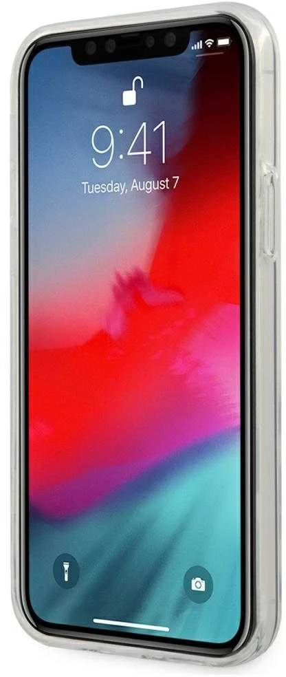Guess GUHCP12LPCUCHWH Apple iPhone 12 Pro Max 6,7" dėklas telefonui baltos spalvos hardcase Gold Chain Collection