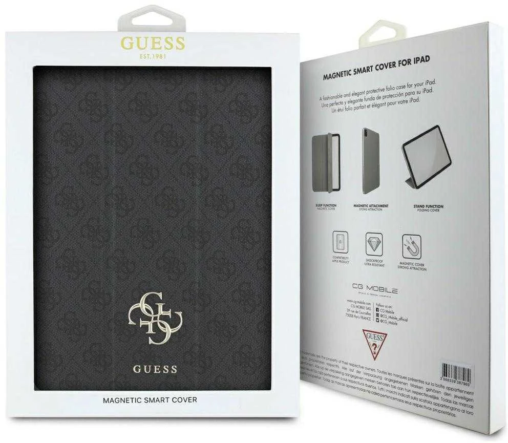 Guess GUFC13PM24PS4SGK Apple iPad Pro 13″ 2024 juodos spalvos Magnetic 4G Big Logo
