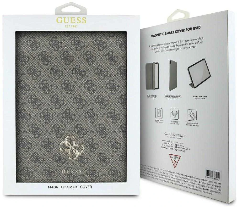 Guess GUFC13PM24PS4SGW iPad Pro 13″ 2024 rudos spalvos Magnetic 4G Big Logo dėklas