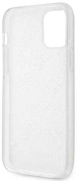 Guess GUHCP12L3D4GTR Apple iPhone 12 Pro Max 6,7″ skaidrus kietas dėklas 4G 3D Pattern Collection