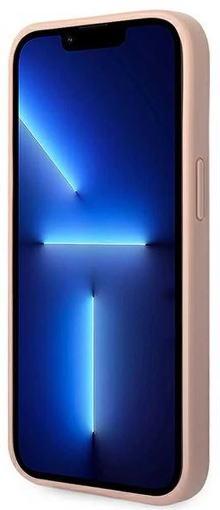 Dėklas GUESS GUHCP14MPSASBPI IPHONE 14 PLUS / 15 PLUS 6.7 "Rožinis / Rožinis SAFFIANO STRAP