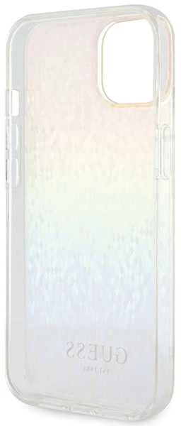 Guess IML Faceted Mirror Disco Iridescent dėklas iPhone 15 - įvairiaspalvis