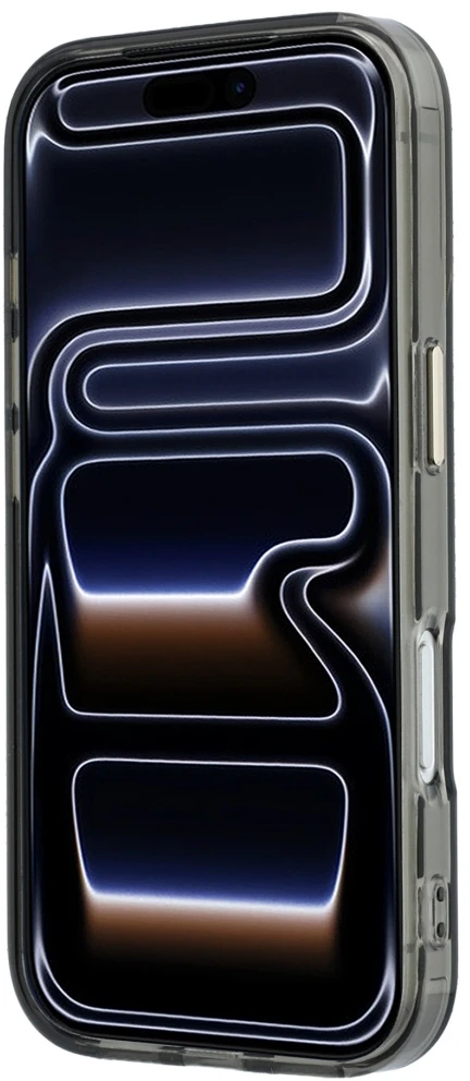 Dėklas Guess IML Ring Stand 360 Script Metal Logo MagSafe Case for iPhone 17 Pro Max / 18 Pro Max - Juoda