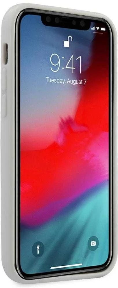 „Guess Marble“ – dėklas Apple iPhone 12 Mini baltas