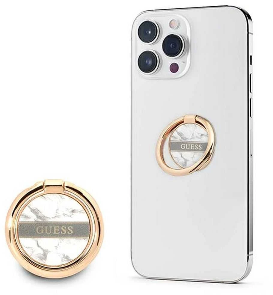 Guess Ring stand GURSHCHMAG baltos spalvos Marble