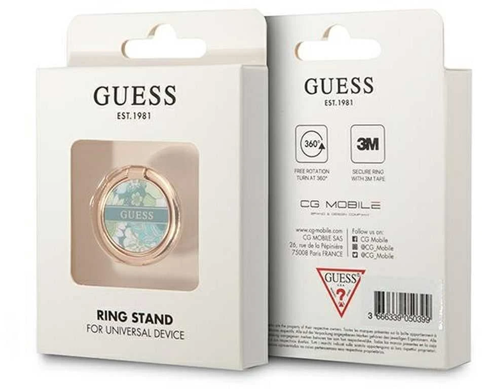 Guess Ring stand GURSHCHMAN žalios spalvos Flower